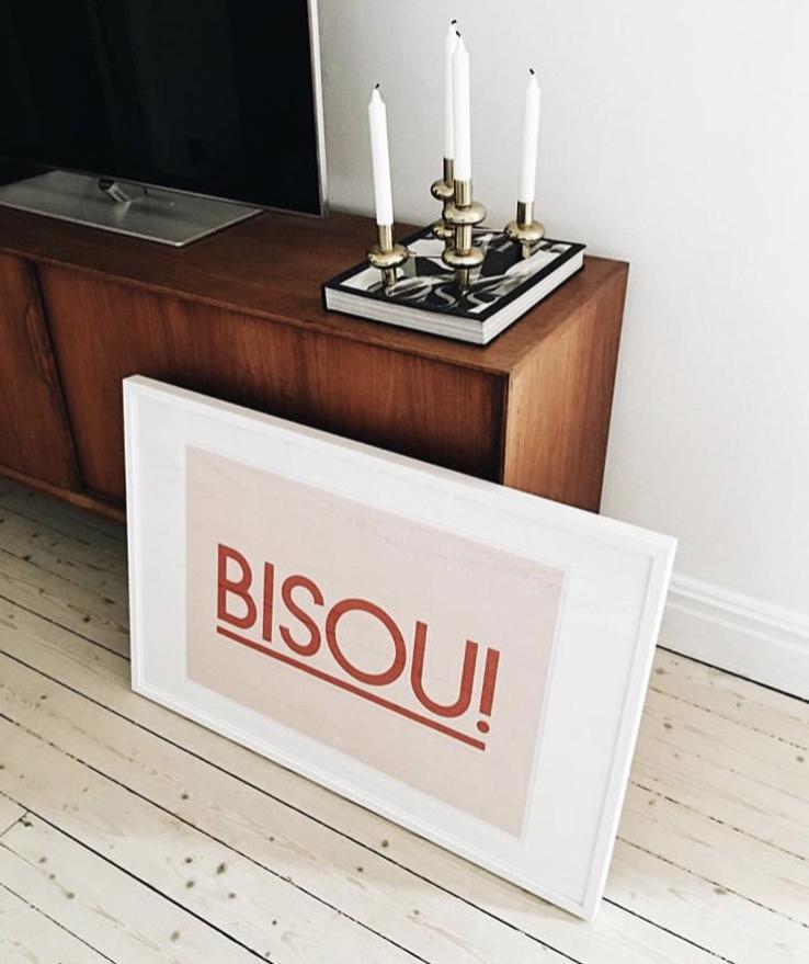 Bisou Poster 70 x 50 cm