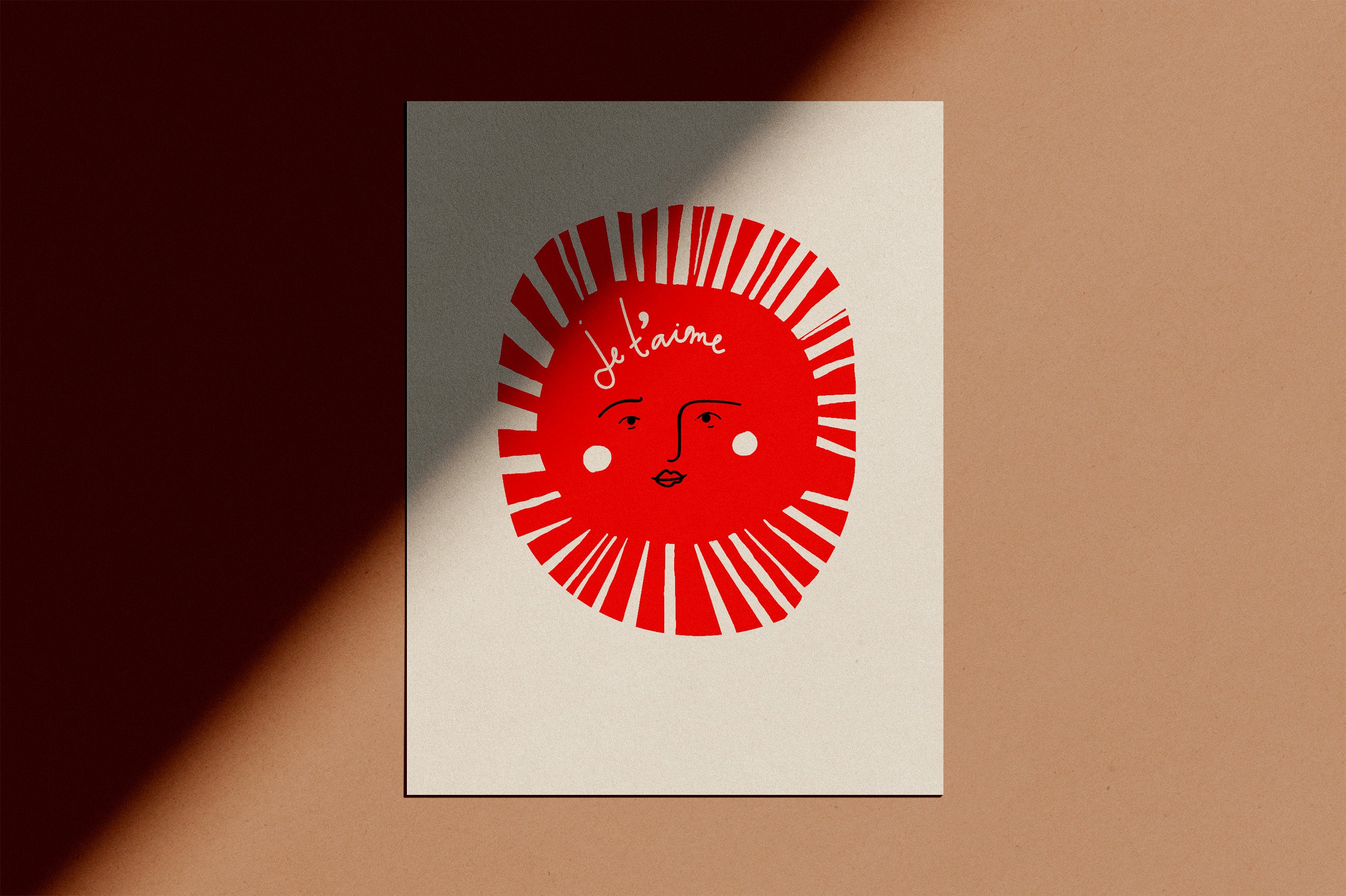 Art Print SUN Poster
